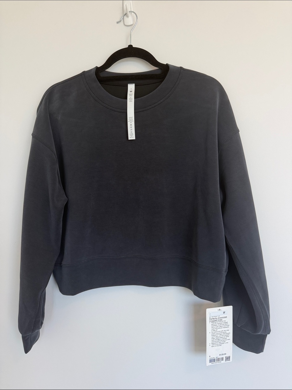 NWT Lululemon Perfectly Oversized Crop Crew Softstreme